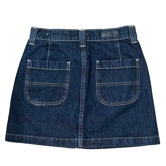 Adriano Goldschmied Women's Blue Jae Utility Mini Skirt Size 23 - Picture 5 of 12